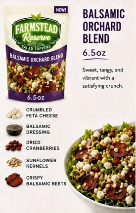 Farmstead Reserve Balsamic Orchard Blend Salad Topper